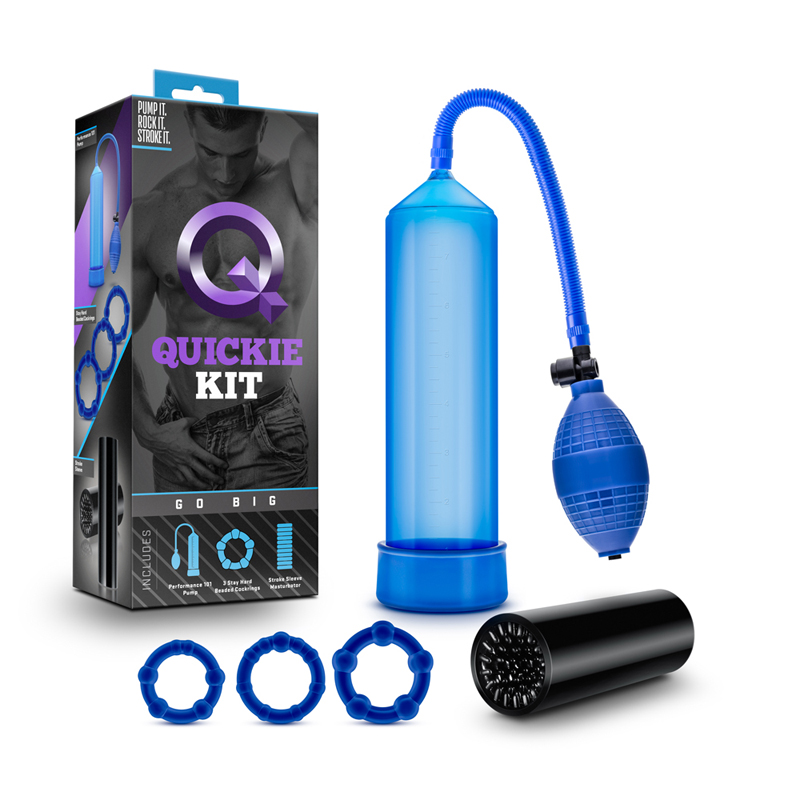 GO BIG PUMP, STROKER & 3-PIECE COCKRING SET