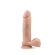 9 INCH SILICONE DILDO W/ SUCTION CUP - VANILLA